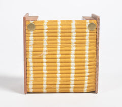 Upcycled DIY Yellow Pen Stand