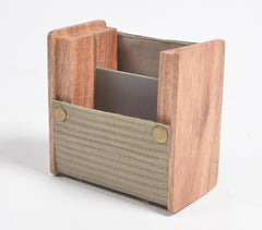 Upcycled diy Olive pen stand