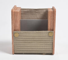 Upcycled diy Olive pen stand