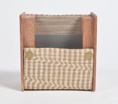 Upcycled DIY Off-White Pen Stand