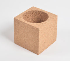 Minimal Rectangular Cork Pen Holder