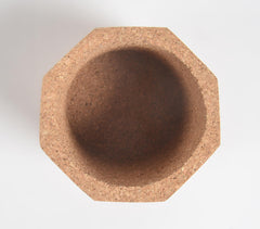 Minimal Hexagonal Prism Cork Pen Holder