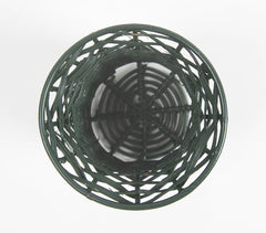 Handwoven Cane & Iron Monotone Pen Stand
