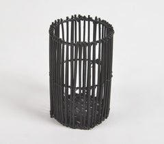Jet Black Cane Eco-Friendly Pen Stand