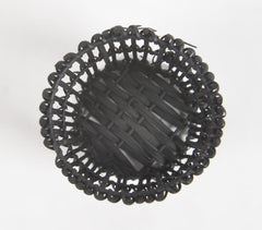 Jet Black Cane Eco-Friendly Pen Stand