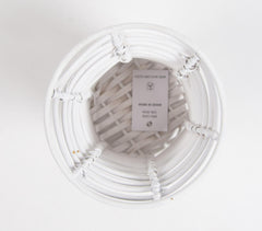 Handwoven Cane White Eco-Friendly Pen Stand