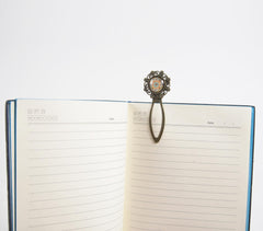 Antique Metal Kashmir Papier Mache Motif Bookmark