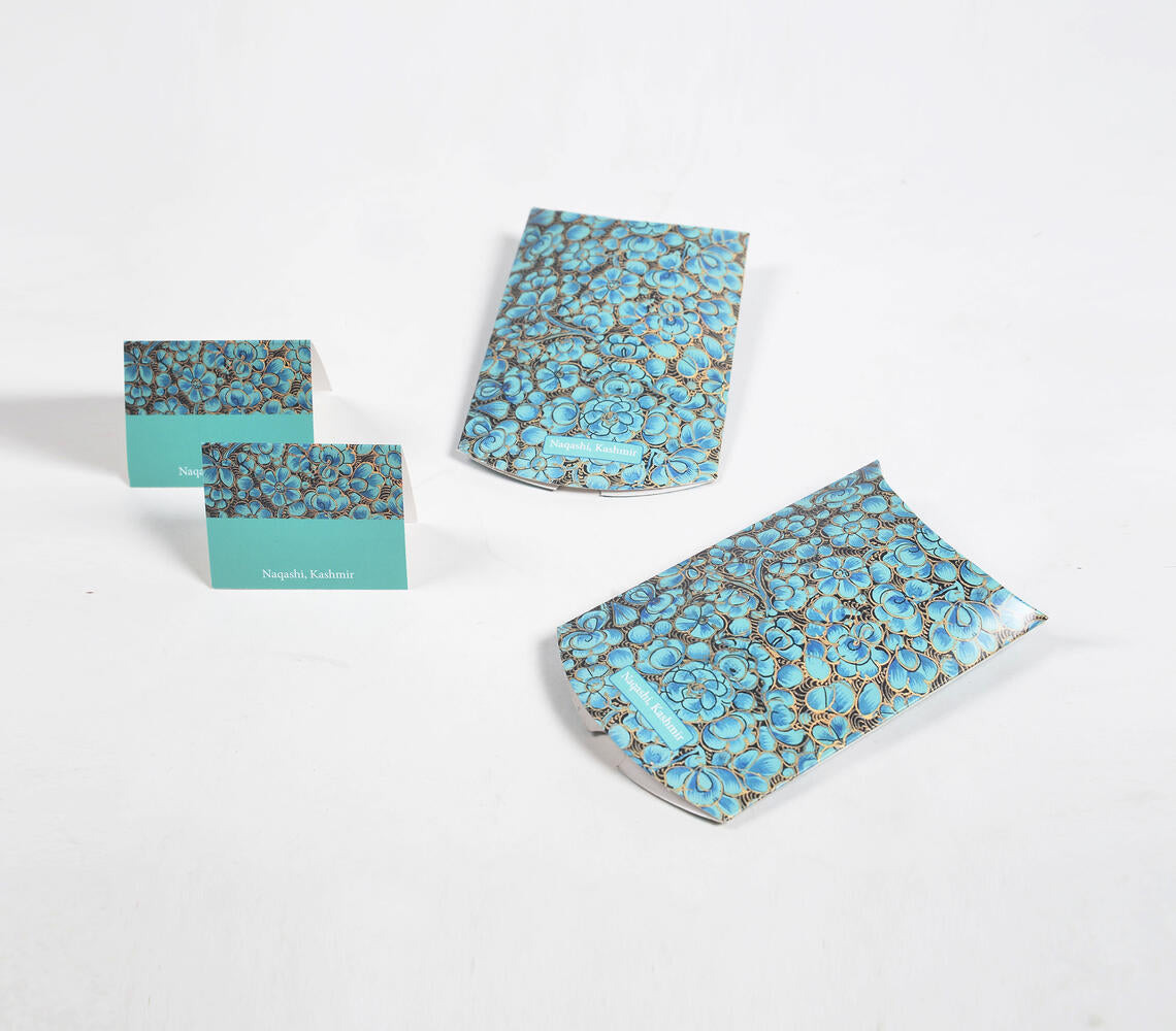 Kashmiri Naqashi Paper Gift Pouch With 2 Gift Tags