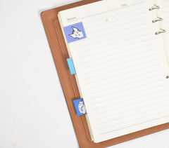 Quirky Cats Blue Magnetic Paper Tabs (set of 3)