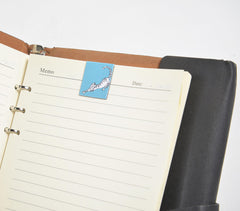 Quirky Cats Blue Magnetic Paper Tabs (set of 3)