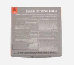 DIY Block Print Craft Story Book Kit - Mighty Elephant & the Mouse