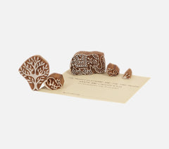 DIY Block Print Craft Story Book Kit - Mighty Elephant & the Mouse