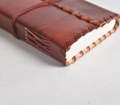 Hand Stitched Leather Diary