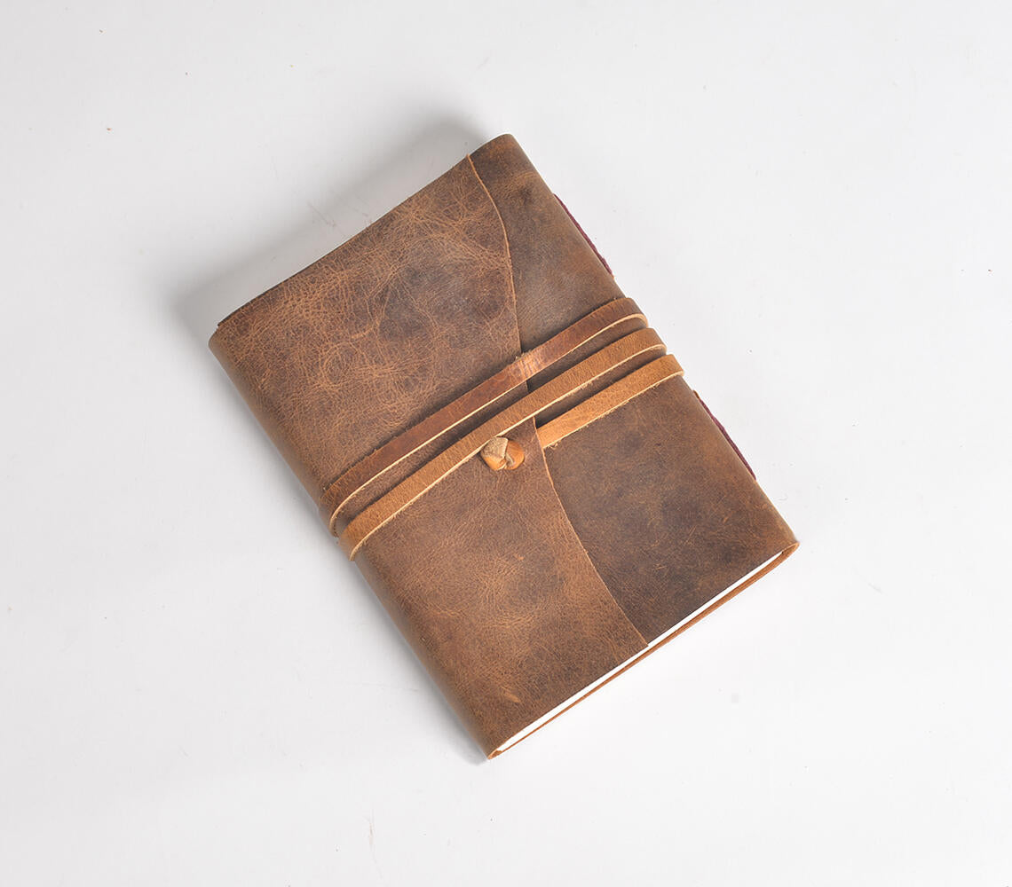 Hand Bound Leather Diary