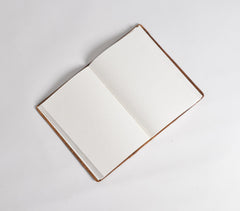 Floral Embossed Leather Diary
