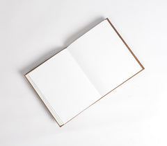 Leather Diary with Metal Charms