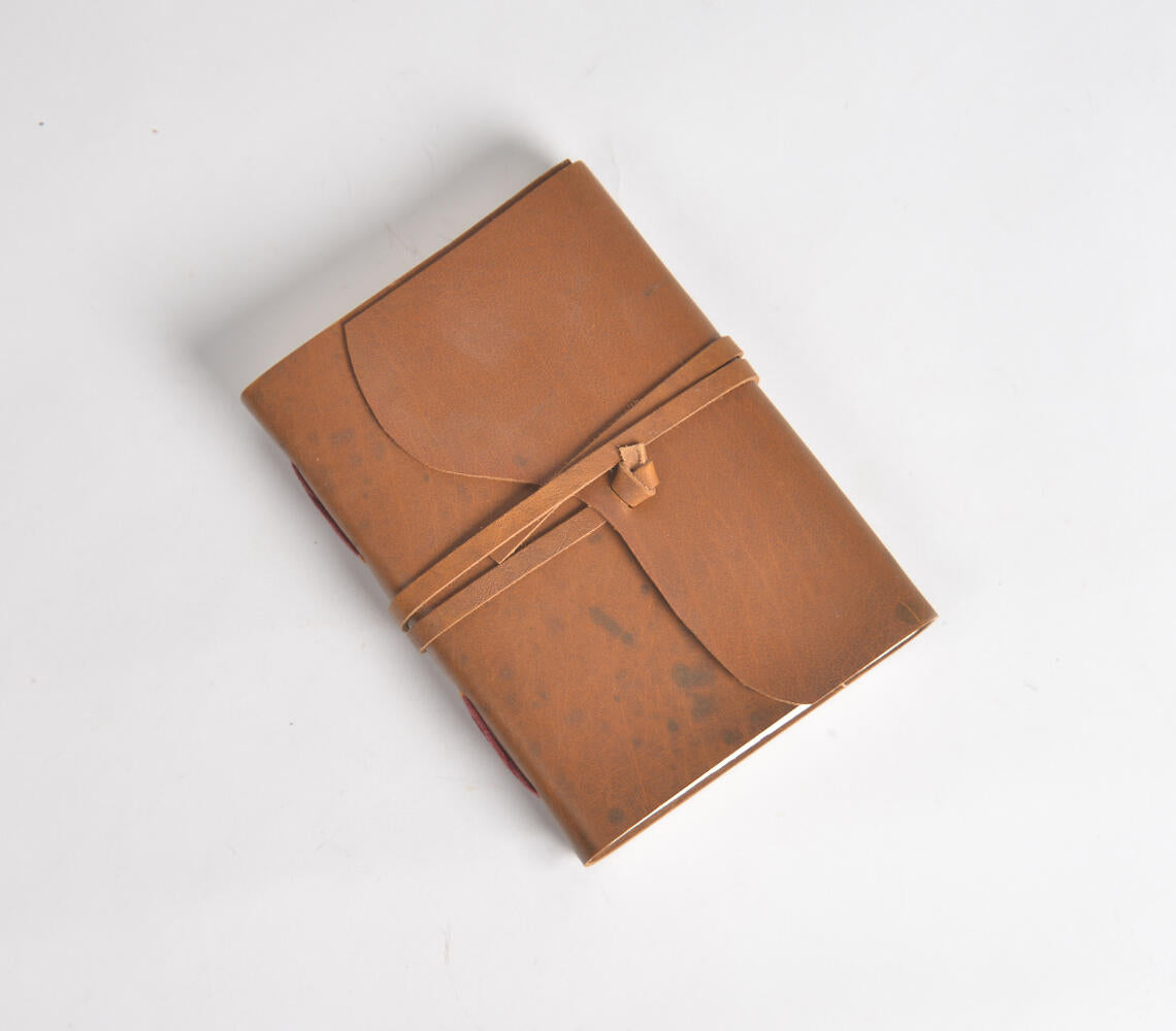 Hand Cut & Bound Leather Diary Q2