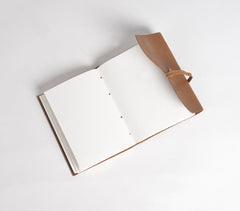 Hand Cut & Bound Leather Diary Q2