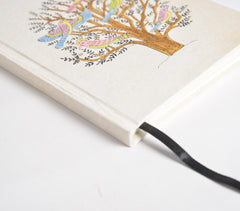 Hand Painted Tree With Birds Diary
