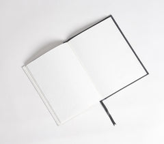 Hand Painted Noir Bird Diary