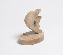 Hand Cut Mango Wood Dolphin Mobile holder