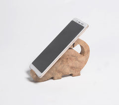 Hand Cut Mango Wood Dino Mobile holder