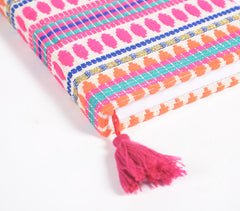 Hand Bound Fabric Diary with Tassel Bookmark