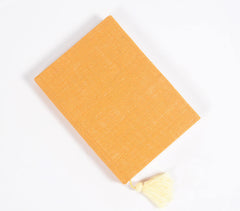 Hand Bound Fabric Diary with Tassel Bookmark Q3