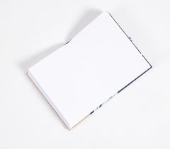 Hand Bound Fabric Diary with Tassel Bookmark Q4