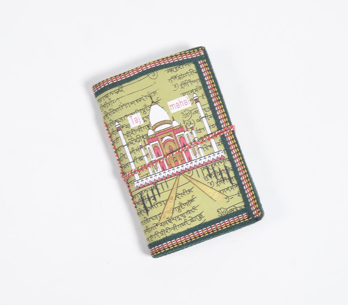 Recycled Ethnic Handwritten Paper Journal