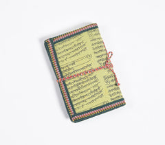 Recycled Ethnic Handwritten Paper Journal