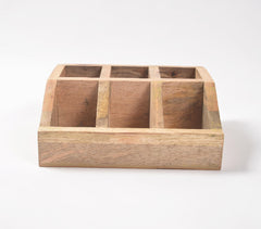 Minimal Natural Wood Office Organizer