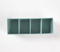 Dusty Blue 'Believe' Wooden Pen Holder