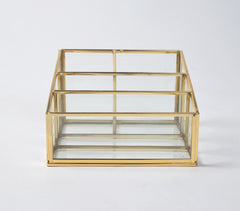 Handmade Metal & Glass Office Organizer