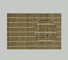 Set of 4 Striped Banana Fiber Table Mats