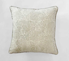 Paisley Hand Block Print Cotton Cushion Cover