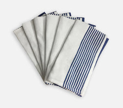 Hand Stitched Cotton Dining Napkins (Set of 6)