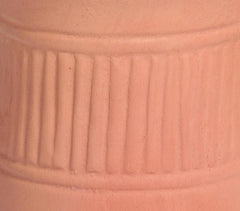 Handcrafted Eco-friendly Terracotta Striped Cup