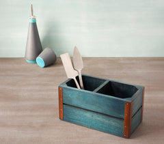Hand Cut Wooden Cutlery Stand