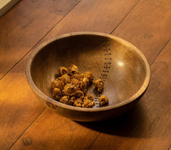 Hand Carved Mango Wood Bowl (Small)