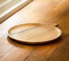 Stitch Sense Mango Wood Platter (Large)