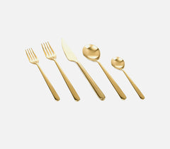 Midas' Touch Gold Cutlery Ensemble (Set of 5)