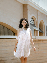 Starlit Champagne Dream Party Dress