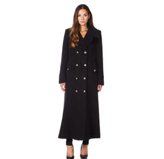 Wool Blend Double Breasted Maxi Coat (2004-WOOL)