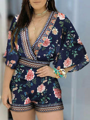 Floral Print Retro Romper: The Perfect Summer Playsuit