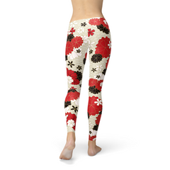 Womens Japanese Cherry Blossom Leggings