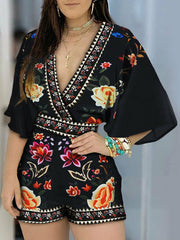 Floral Print Retro Romper: The Perfect Summer Playsuit